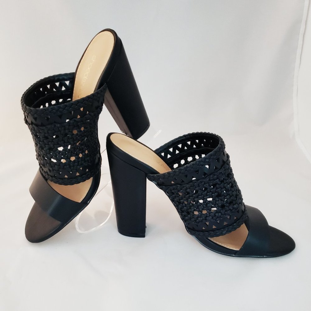 NWT Shoe Dazzle Black Dress Sandal